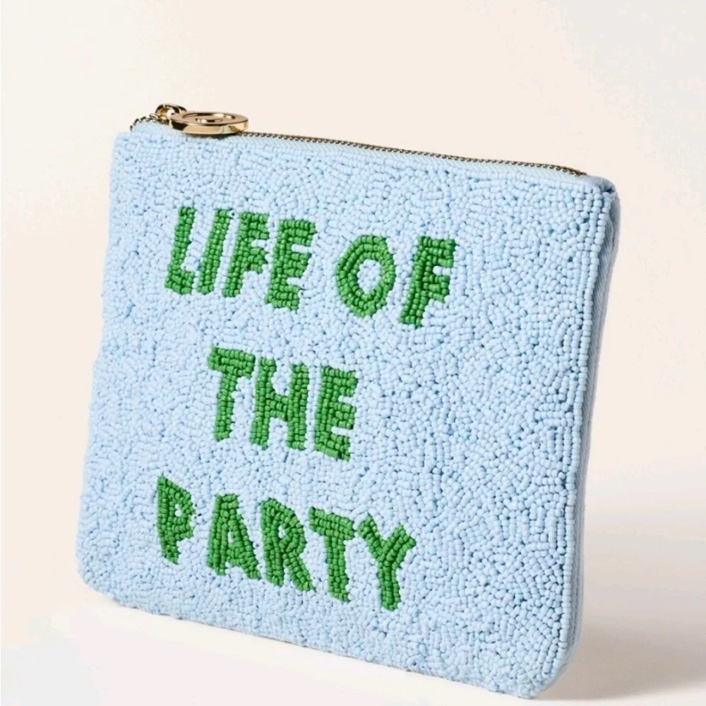 “Life of the Party” Beaded Clutch Blue/Green - Kate Spade New York x Target